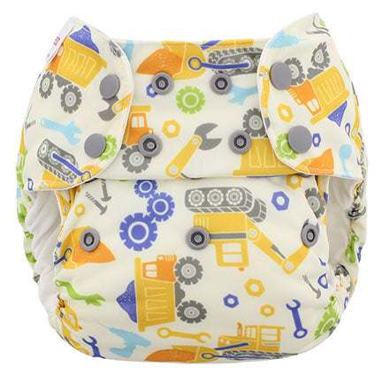 Pocket Diaper 2.0 with inserts - Midnight - Le Capucin