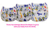 One Size Stay Dry Pocket Diapers (inserts not included)